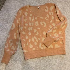 Pink Leopard Sweater